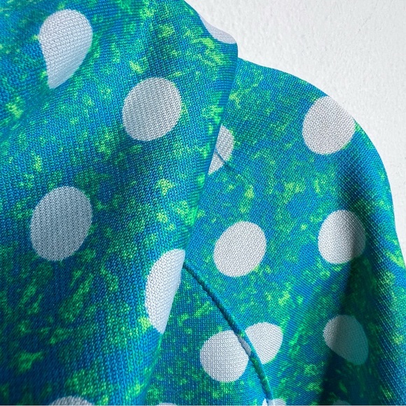 Nike Polka Dot Girls' Therma-FIT Pullover Hoodie Teal Size S - Picture 10 of 13